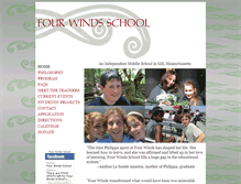 Tablet Screenshot of fourwindsschool.info